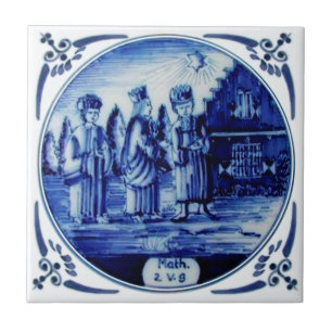 3 Reis Seguindo Estrela (Matthew 2:9) Repro Delft