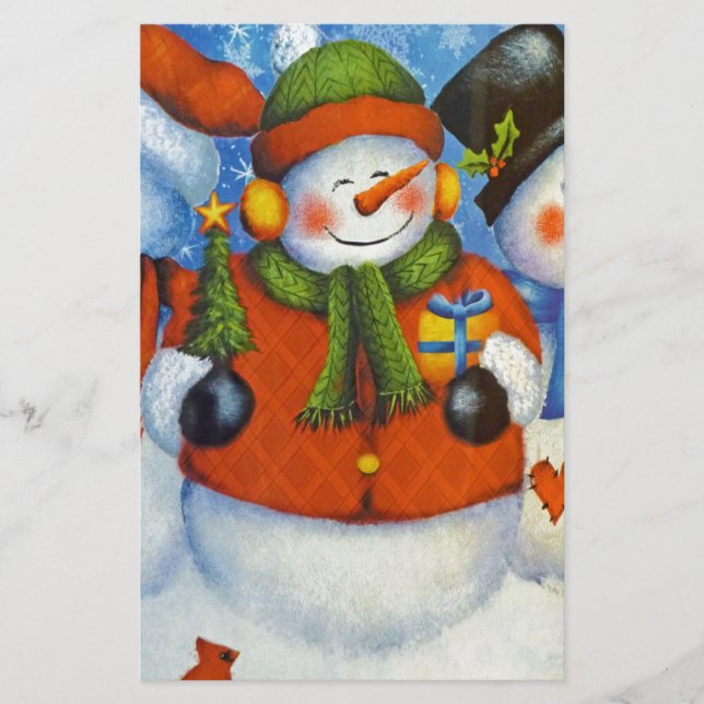 3 Snowmen Feliz (Frente)
