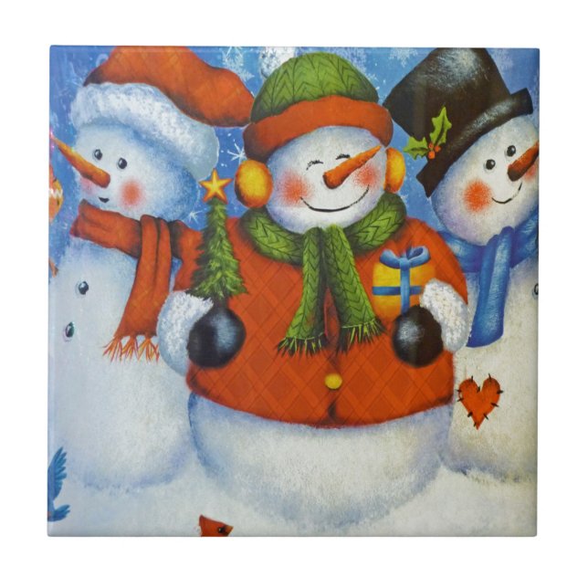 3 Snowmen Feliz (Frente)