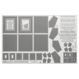 3 tecido lavável sem SEW cinza fotos artesanatos