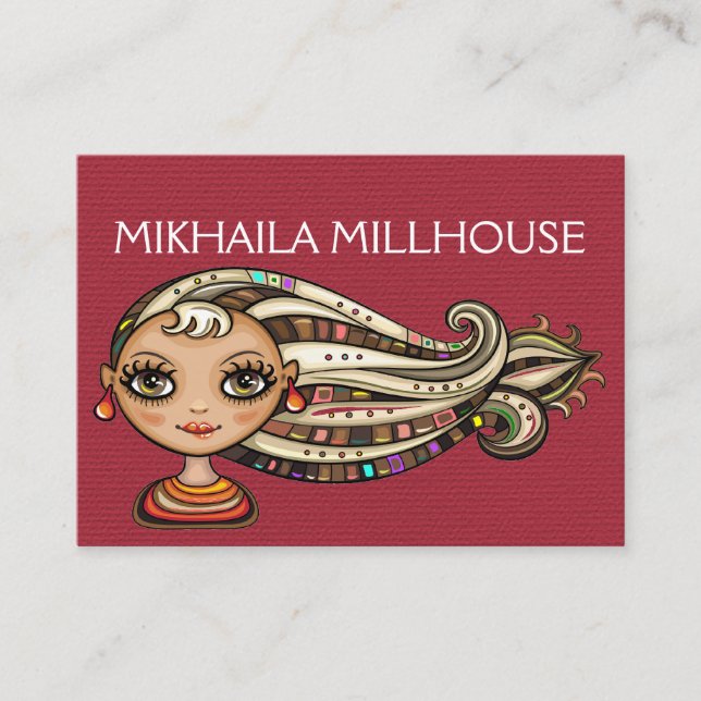 3 Versão do Cartão de visita - Society Diva (Frente)