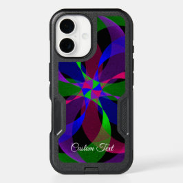 3D 2D Geometric Hybrid iPhone 16 OtterBox Case