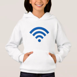 3D Blue Wi-Fi Signal Symbol