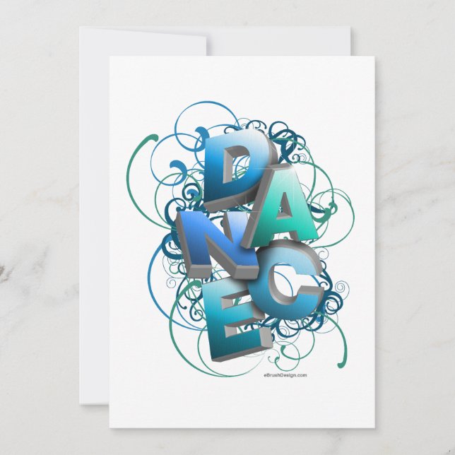 3D Dança (Primavera) Considerando Convite (Frente)