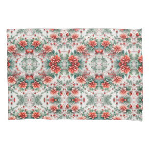3d Flores de Natal Padrão Digital Floral