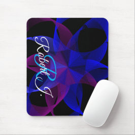 3D To 2D Cylinder Ring Geometric Mouse Pad