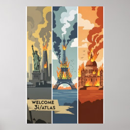 3I/Atlas end of the world posters