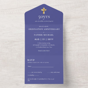 3in1 Anunciante de Ordenação INVITE e RSVP Pries