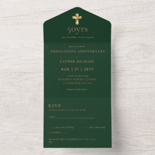 3in1 Anunciante de Ordenação INVITE e RSVP Pries