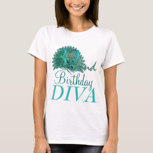 3ò Camisas da diva do aniversário