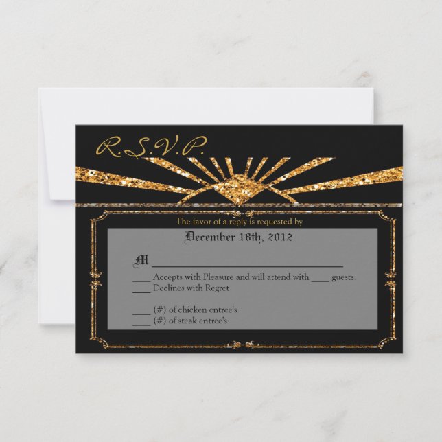 3x5 R.S.V.P. Resposta à placa de resposta ao roami (Frente)