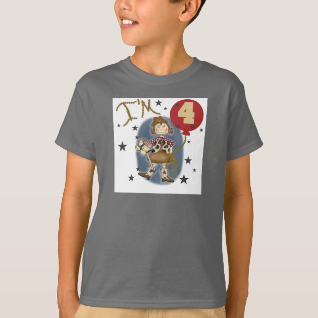 4ª Camisetas de aniversário e presentes (Frente)