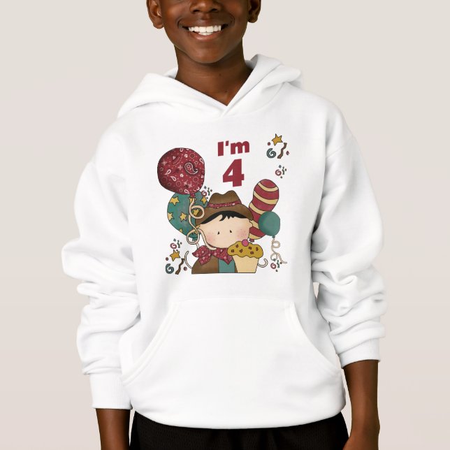 4º Aniversário Camisetas e presentes (Frente)