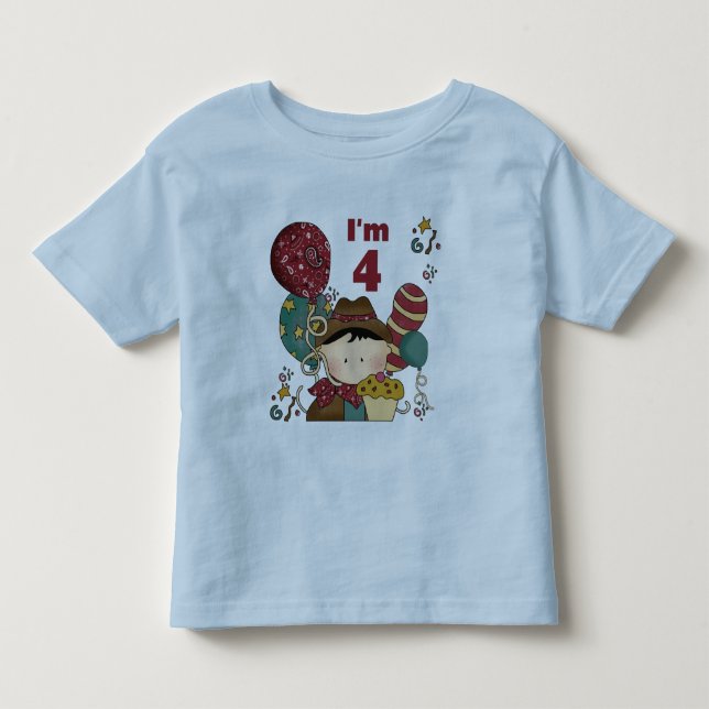 4º Aniversário Camisetas e presentes (Frente)