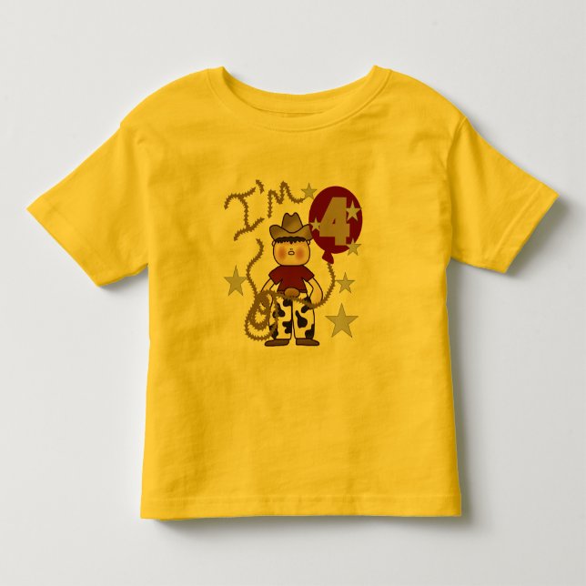 4º Camisetas de aniversário e presentes (Frente)