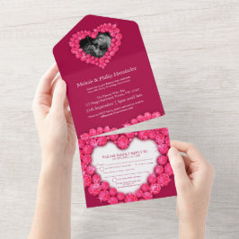 40º aniversário de casamento de rubi sem envelope