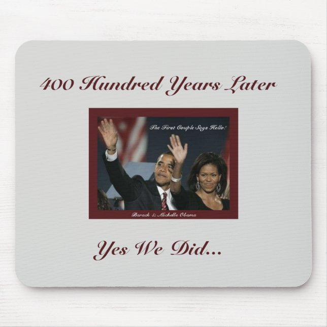 400 anos Obamas Mousepad (Frente)