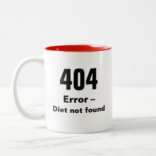 404 erro - caneca não encontrada da dieta