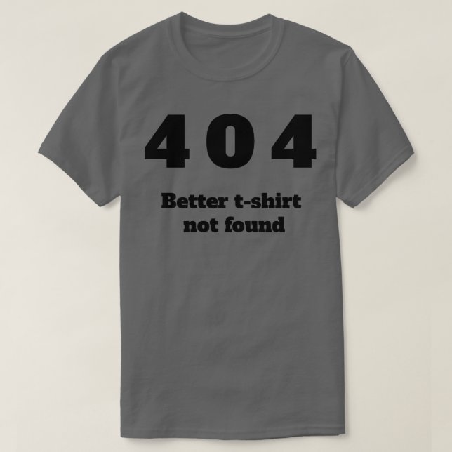 404 Melhor camisa do chá não encontrada (Frente do Design)