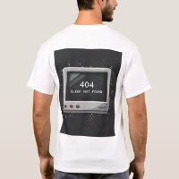 404: Sono Não Encontrado – Camiseta Glitch Retro G