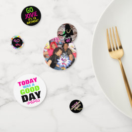 40 de Shorty|Foto de aniversário de salto traseiro