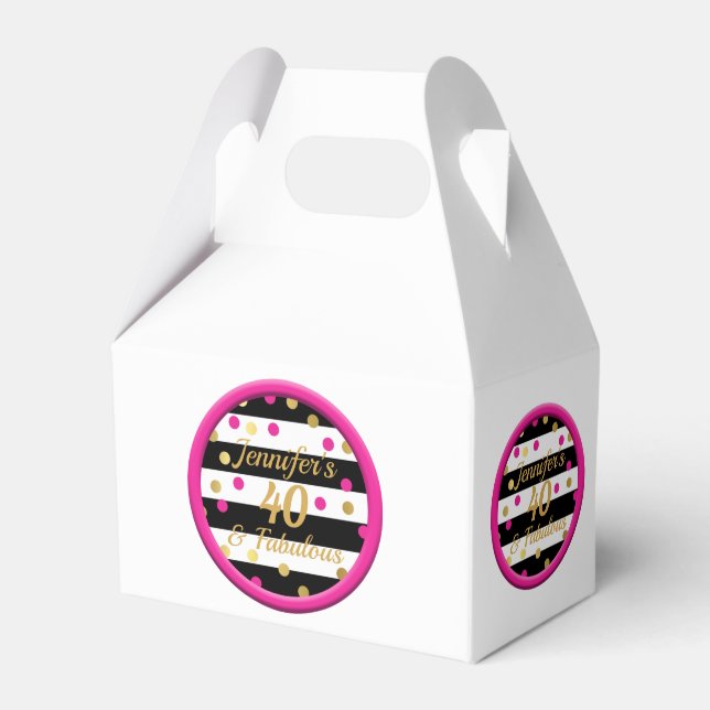 40 e Caixas brancas fabulosas com alça (Frente)