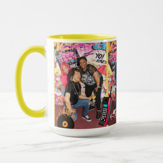 40 e caneca personalizada temático da foto do (Esquerda)