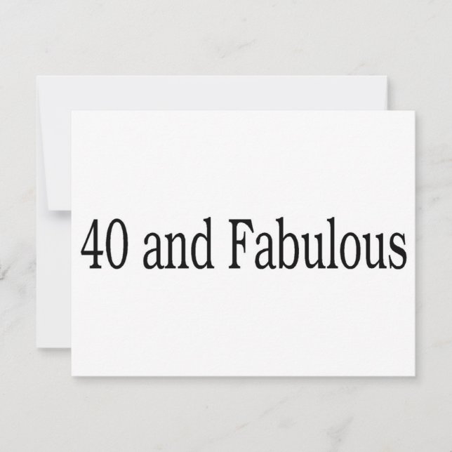 40 E Fabuloso (Frente)