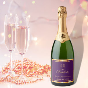 40 e fabuloso nome elegante clássico de ouro roxo