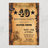 40.o Convite para Aniversário do Oeste