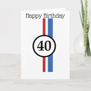40th Cartão de aniversário de Herbie