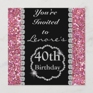 40th Convite de aniversário de BLING