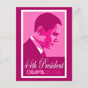 44 Rosa do Obama Cartão Postal 3