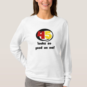 45 me parece tão bom com camisetas e presentes