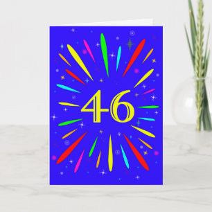 46.º Cartão de Explosão de Aniversário