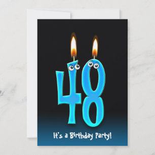 48º Convite para Festa de aniversário