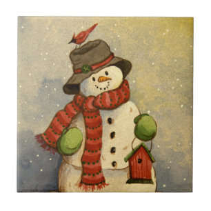 4905 Snowman e Birdhouse Natal