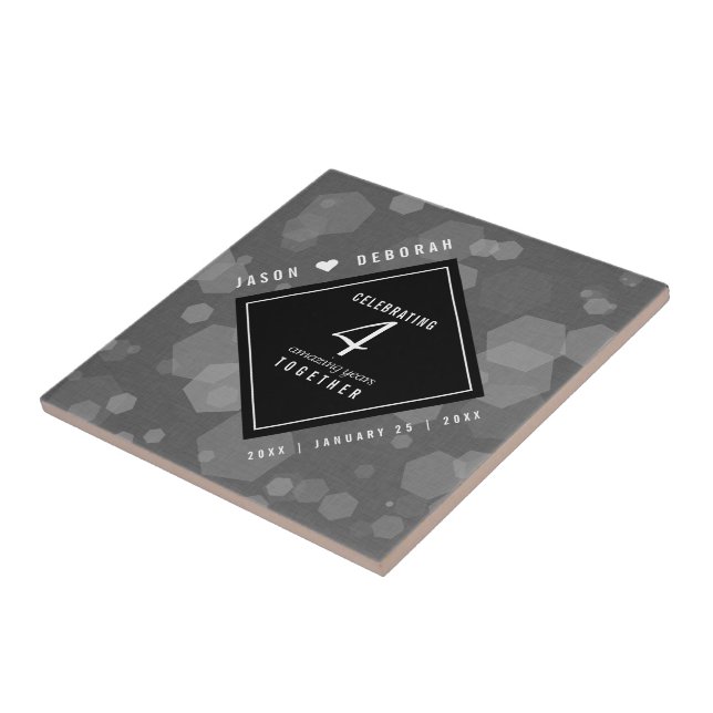 4.ª Celebração do Aniversário do Casamento Linen (Lateral)