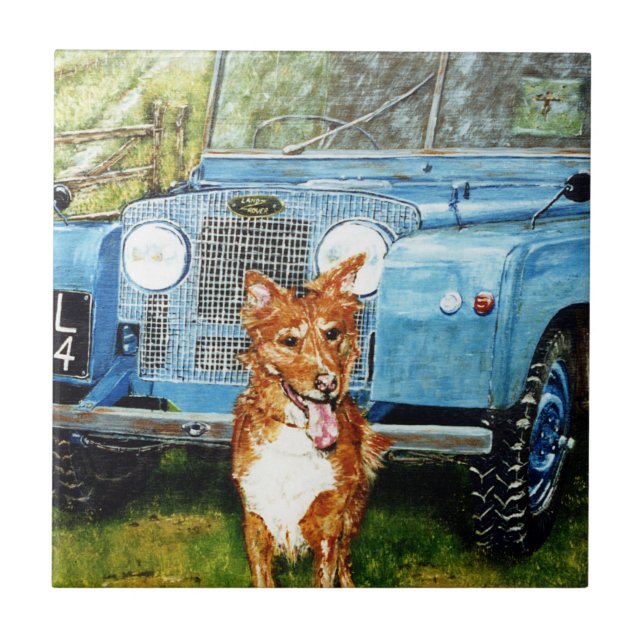 4,25" azulejo decorativo do quadrado (Frente)