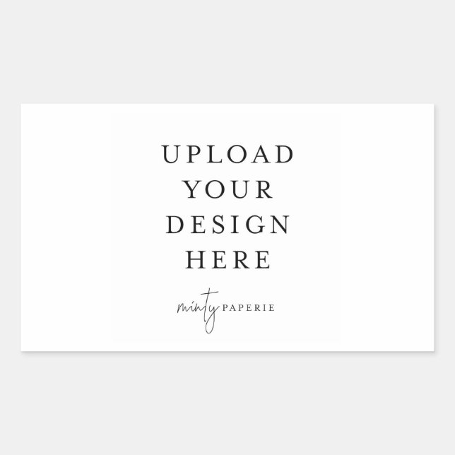 4,25" x 2,7" Etiqueta Retangular - Paisagem (Frente)