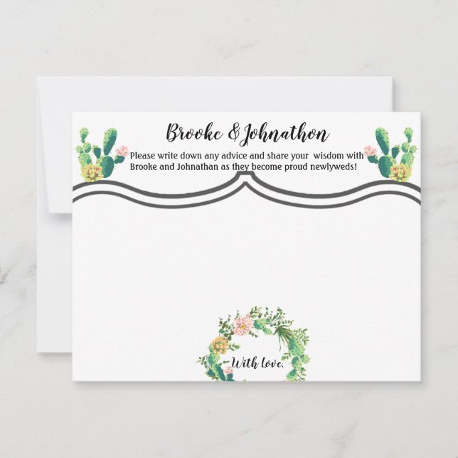 4.25x5.5 Sucultivos de cartão de conselho Boêmian  (Frente)