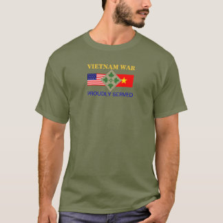 4.A CAMISA DE T-SHIRT DO VIETNAME INFANTÁRIO