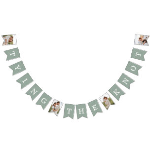 4 Bandeiras de Bunting Eucalyptus para Festa de no