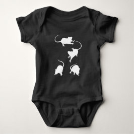 4 camundongos brancos Todler Top