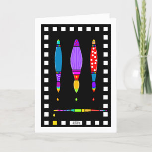 4 Cartão de saudação Paintbrushes