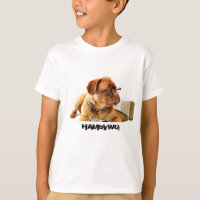 4 Cores - Bulldog - HAM Manga Listrada Camiseta V-
