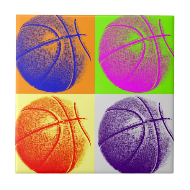 4 Cores de basquete de Pop (Frente)