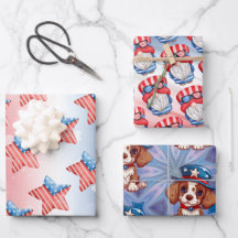 4 de julho Conjunto de 3