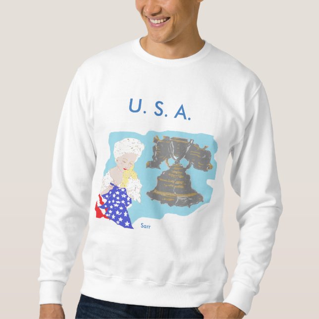 4 de julho de 2010 Camiseta Básica Masculina / EUA (Frente)