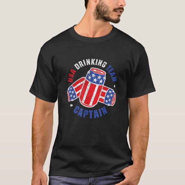 4 De Julho De Cerveja Pode Sinalizar Camisetas Da  (Frente)